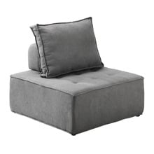 Elga Upholstered Armless Lounge Chair